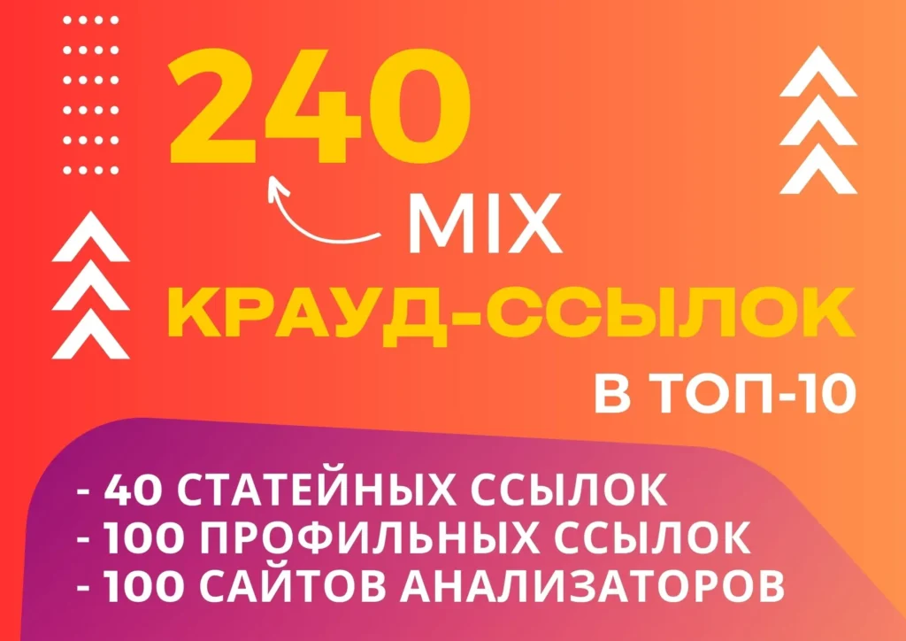 240 ссылок на ваш сайт