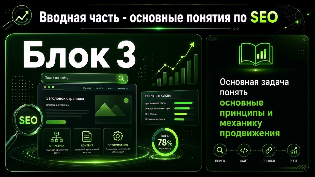 Вводная часть - основные понятия по SEO